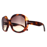 Tom Ford Sunglasses Georgia 02 FT1011 52B Dark Havana Smoke Gradient