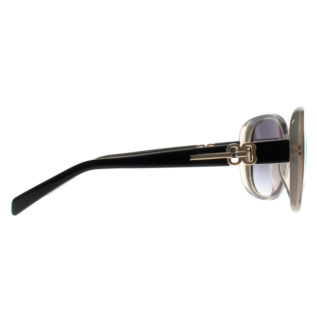 Karen Millen Sunglasses KM5054 001 Black Nude Brown Gradient Dark Grey