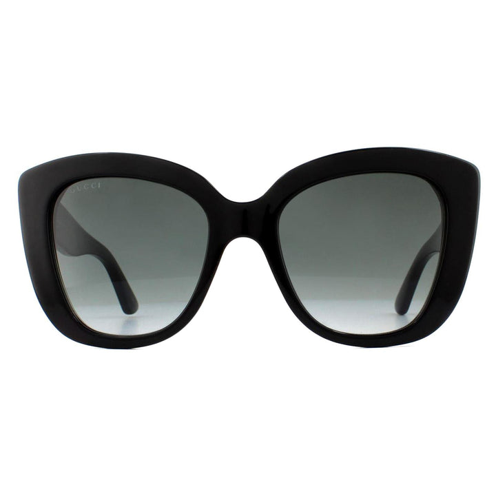 Gucci Sunglasses GG0327S 001 Black Grey Gradient