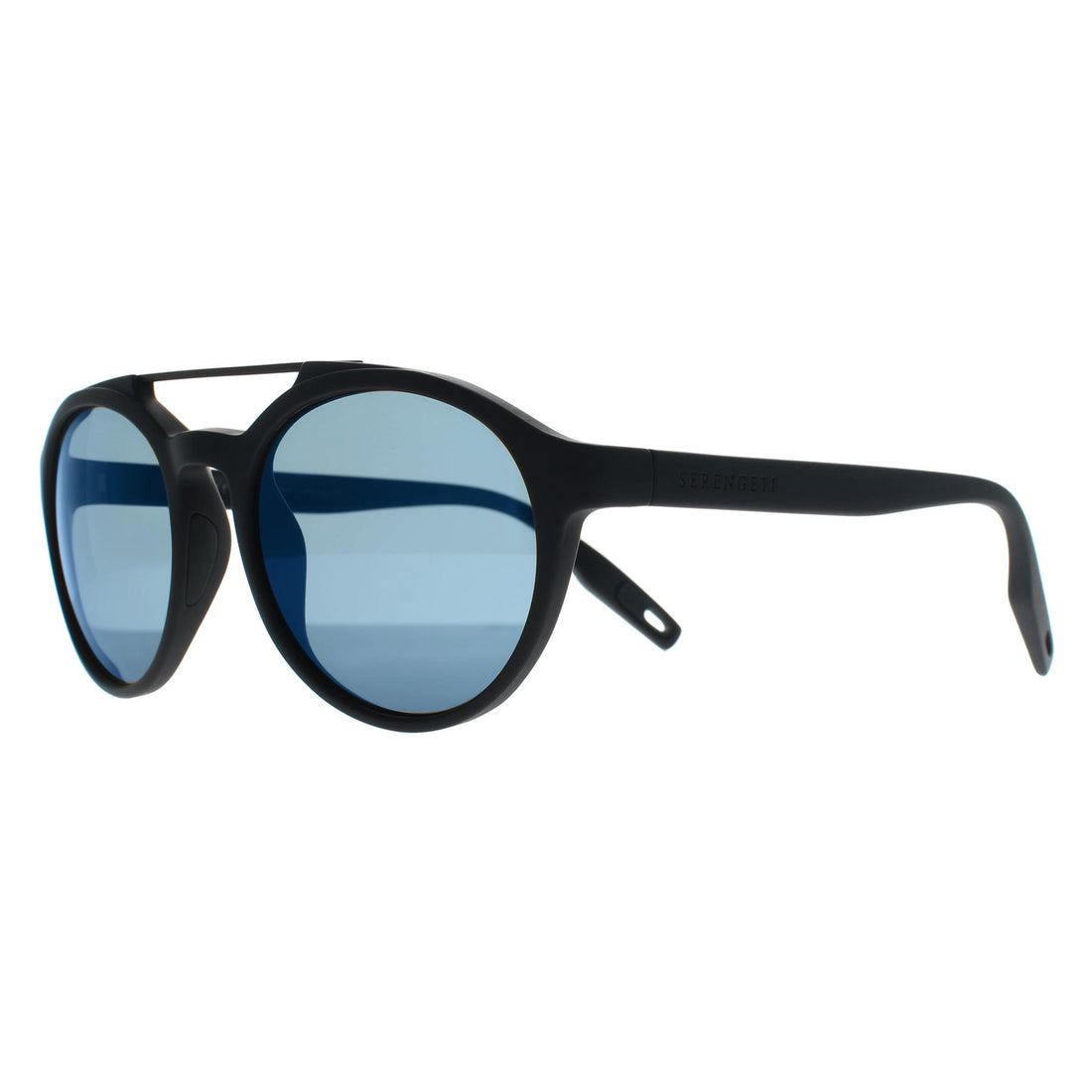 Serengeti Sunglasses Leandro 8594 Satin Dark Grey Polarized 55nm Blue Photochromic