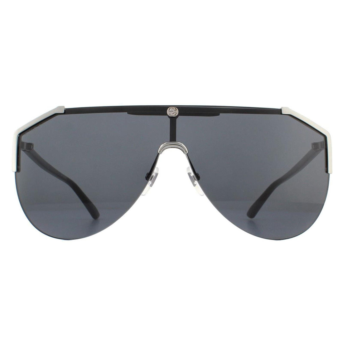 Gucci Sunglasses GG0584S 001 Ruthenium and Black Grey