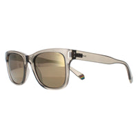 Polaroid Sunglasses PLD 6206/S 10A LM Beige Grey Gold Mirror Polarized