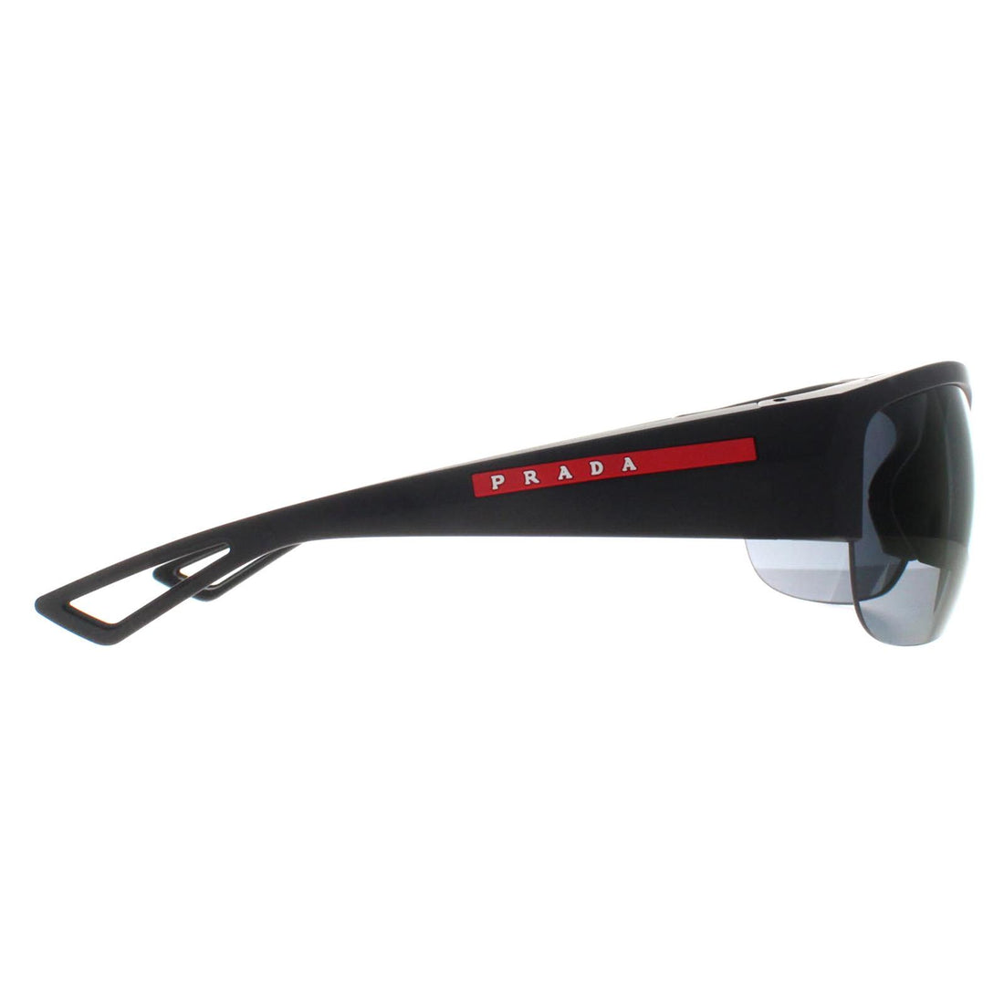 sonnenbrille prada sport Prada Sport -Sonnenbrille PSA01S 1BO10J Mattschwarz Dunkelblau Violett verspiegelt – Reduzierte Sonnenbrillen