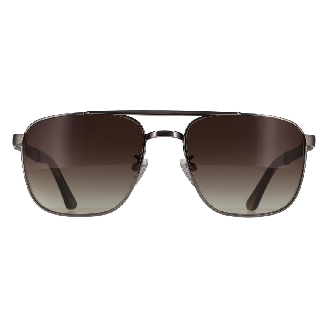 Police Sunglasses SPL890M Origins 3 0509 Shiny Gunmetal Green Gradient