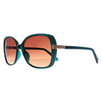 Radley Sunglasses Morwenna 107 Gloss Green Crystal and Teal Brown Gradient