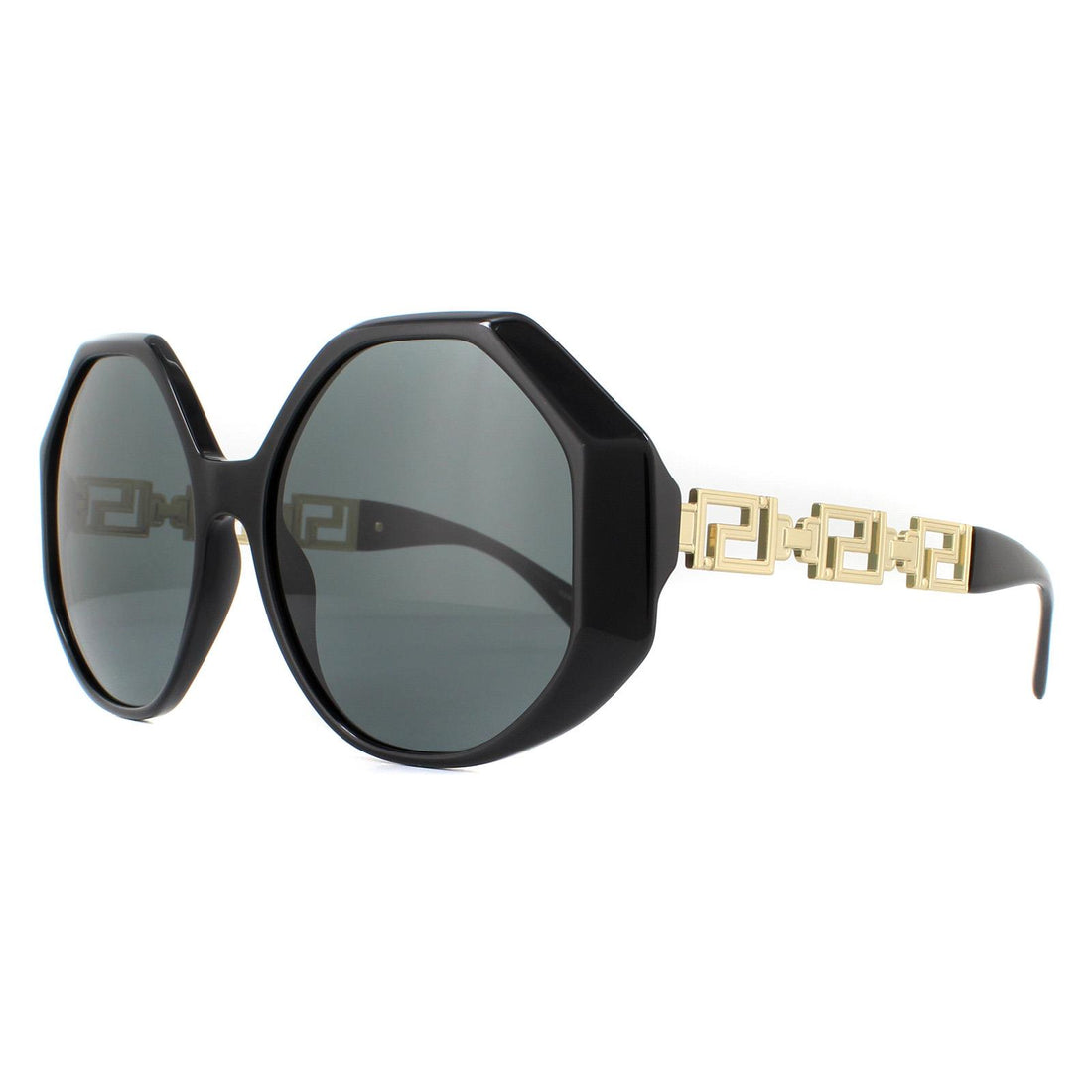 Versace Sunglasses VE4395 534587 Black Dark Grey