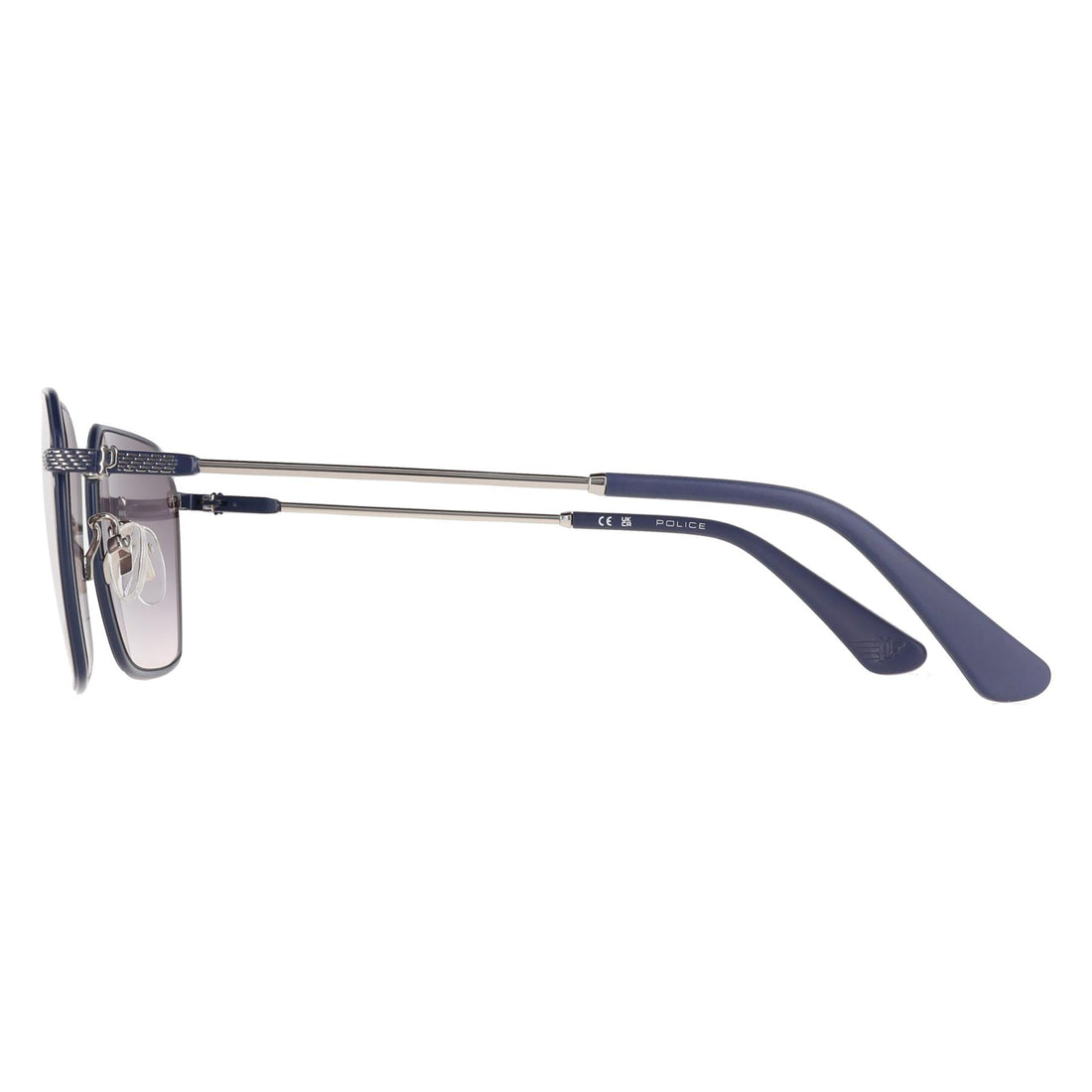 Police Sunglasses SPLL84 Octane 9 0579 Shiny Palladium Smoke Gradient