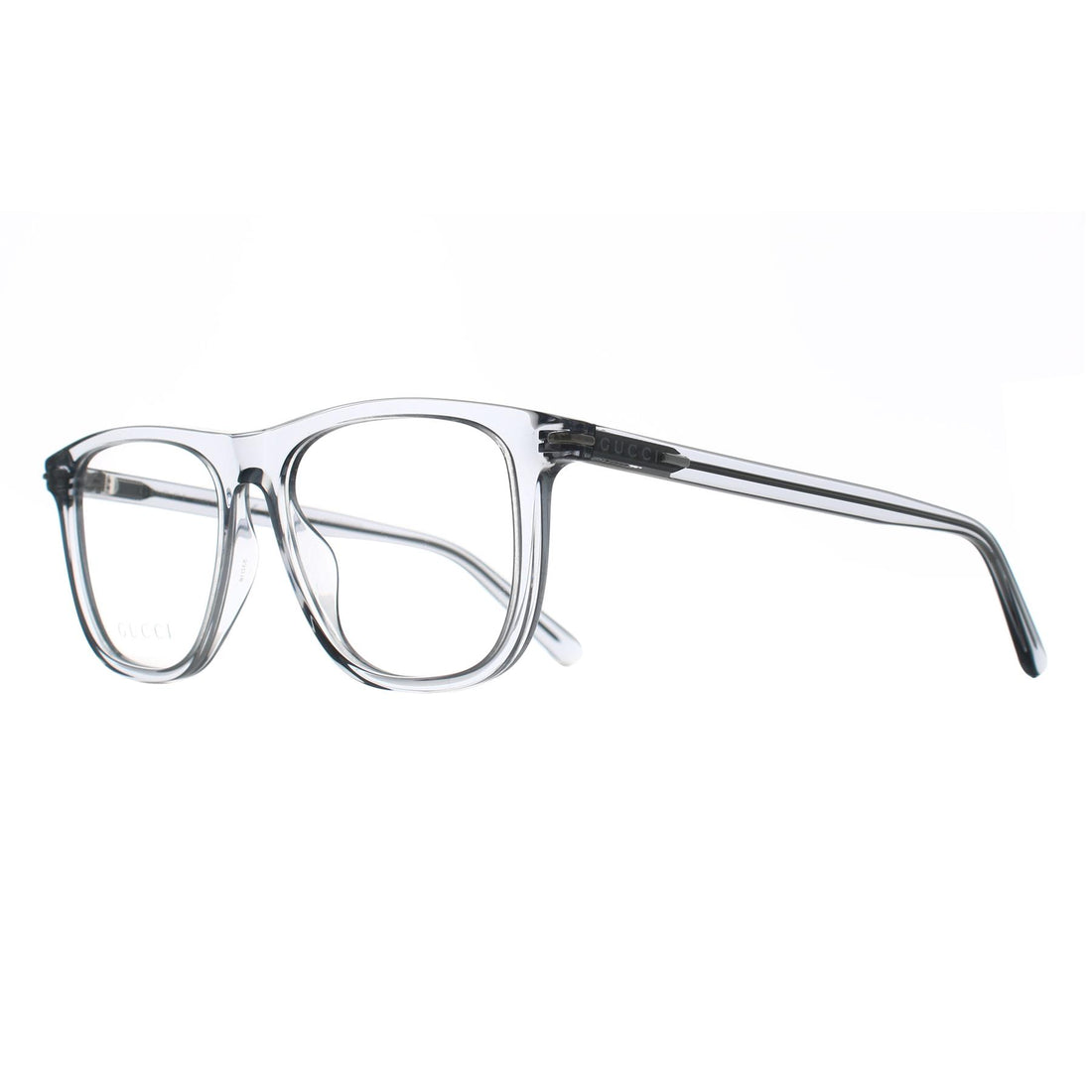 Gucci Glasses Frames GG2130O 004 Transparent Grey Men