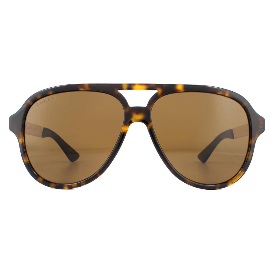 Gucci Sunglasses GG0688S 002 Havana and Gold Brown Polarized