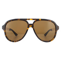 Gucci GG0688S Sunglasses Havana and Gold / Brown Polarized