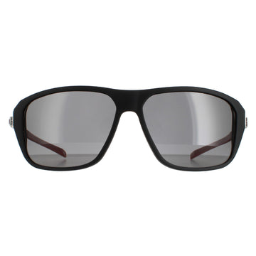 Chopard SCH292 Sunglasses Matte Sandblasted Black Smoke Polarized