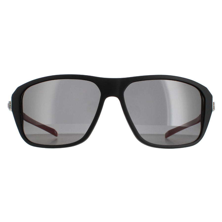 Chopard SCH292 Sunglasses Matte Sandblasted Black / Smoke Polarized