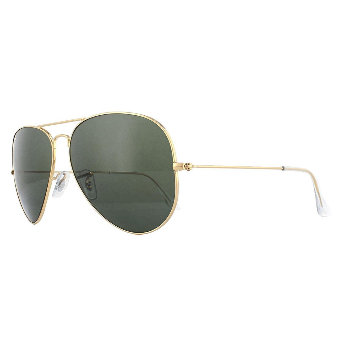 Ray-Ban Sunglasses Large Aviator 3026 Gold Green L2846