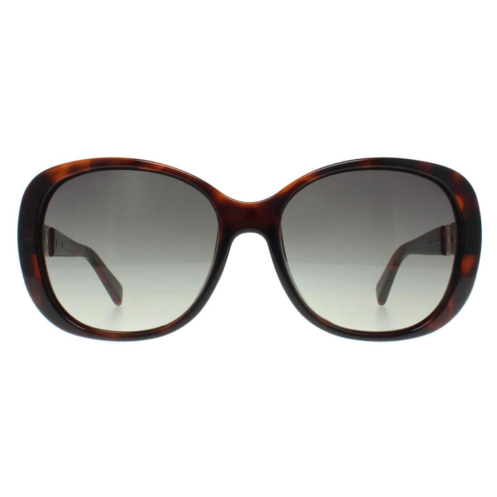 Karen Millen Sunglasses KM5054 100 Dark Havana Grey