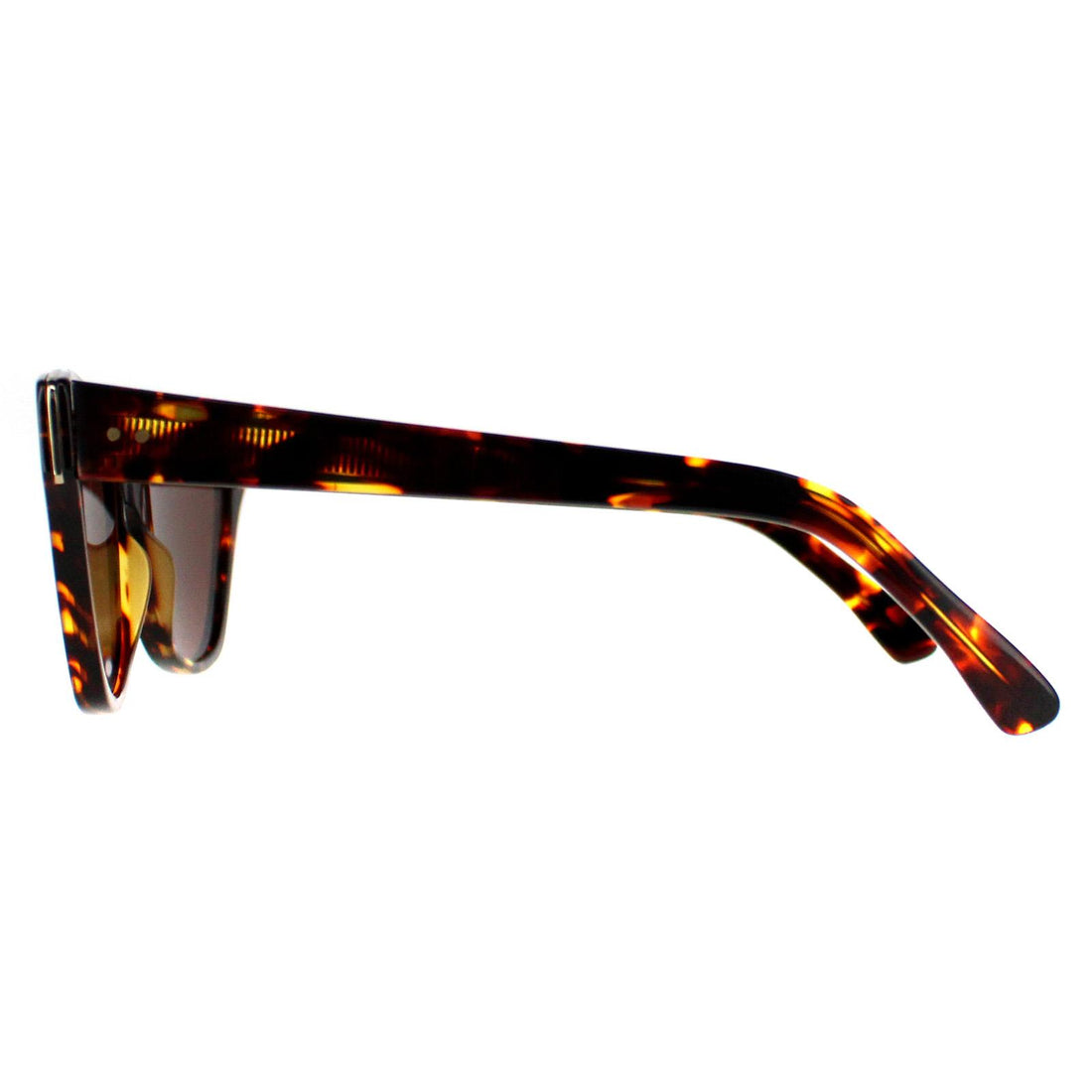 Cutler and Gross Sunglasses 1283 002 Gold Tortoiseshell Brown