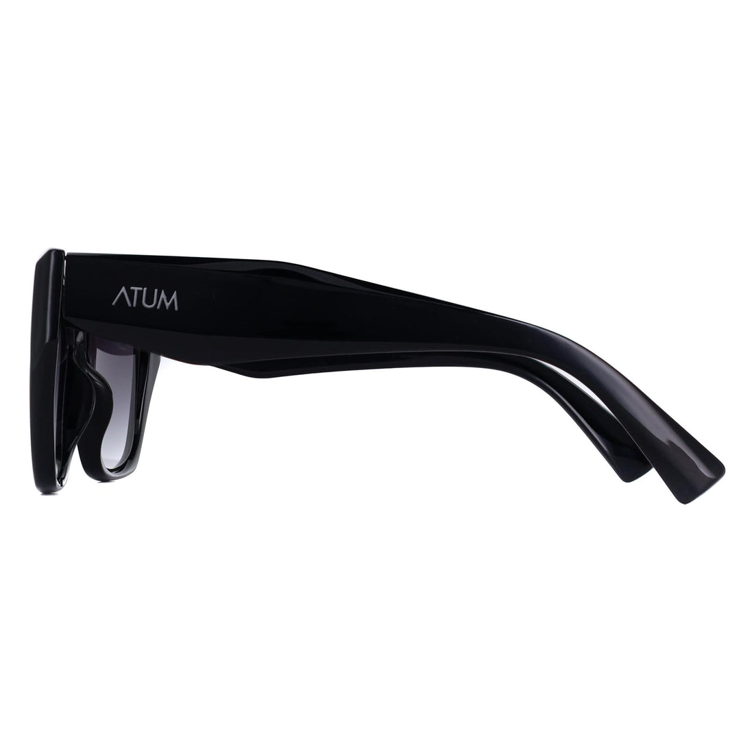 Atum Cat Eye Womens Black Smoke Gradient Zenith Sunglasses
