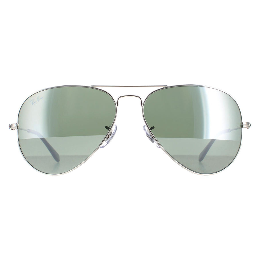 Ray-Ban Aviator Classic RB3025 Sunglasses Silver / Grey Mirror 58