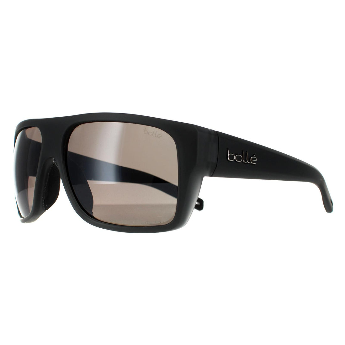 Bolle Sunglasses Falco BS019001 Matte Crystal Black Volt+ Gun Polarised