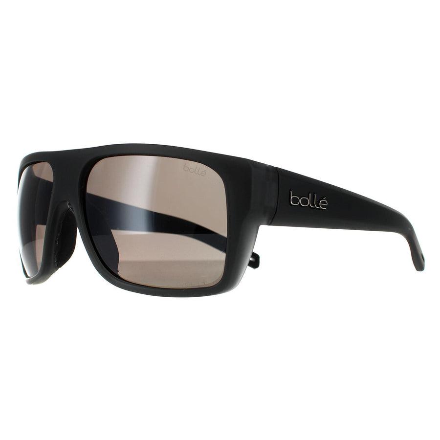 Bolle Sunglasses Falco BS019001 Matte Crystal Black Volt+ Gun Polarised