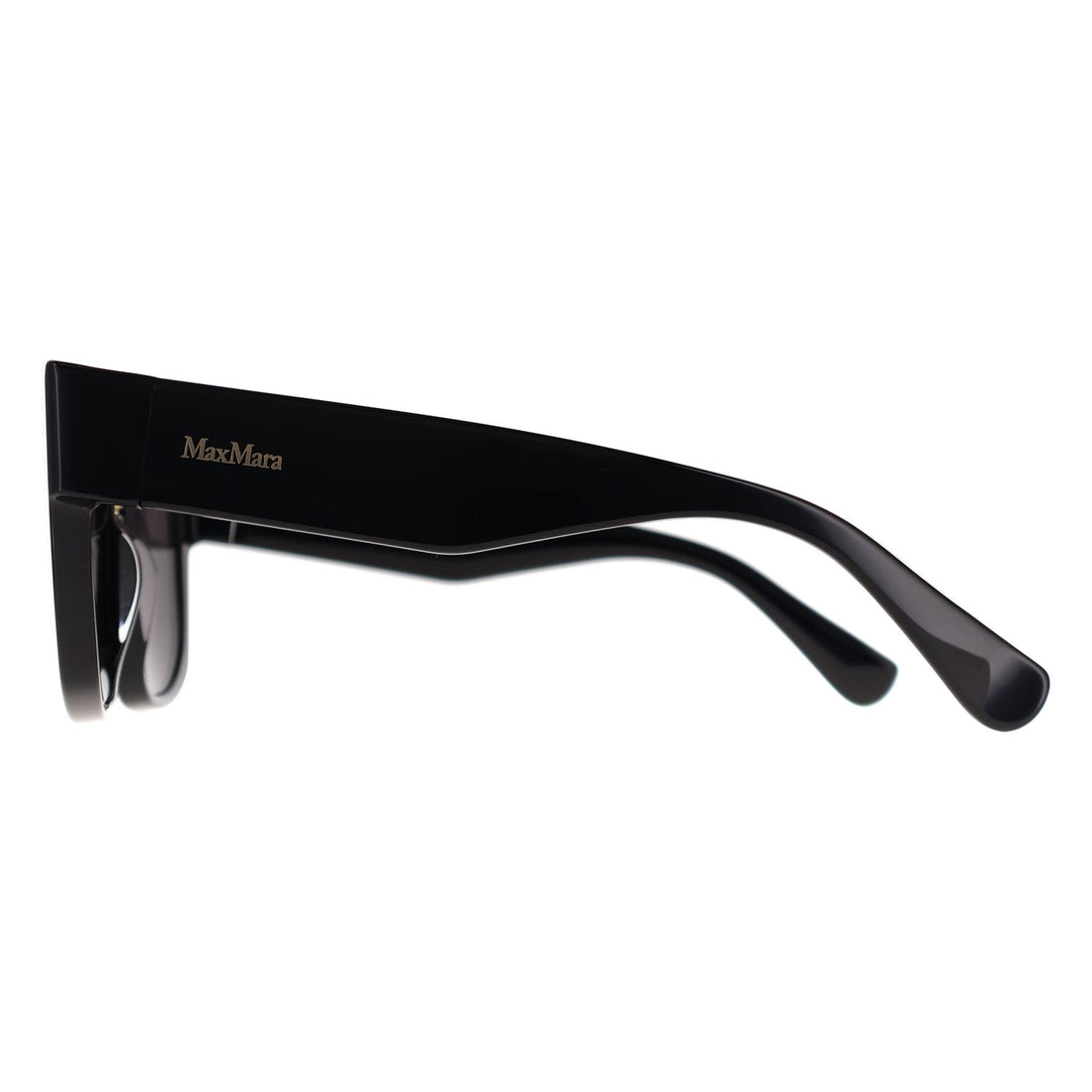 Max Mara Sunglasses MM0145 Glimpse 7 01A Black Smoke Grey