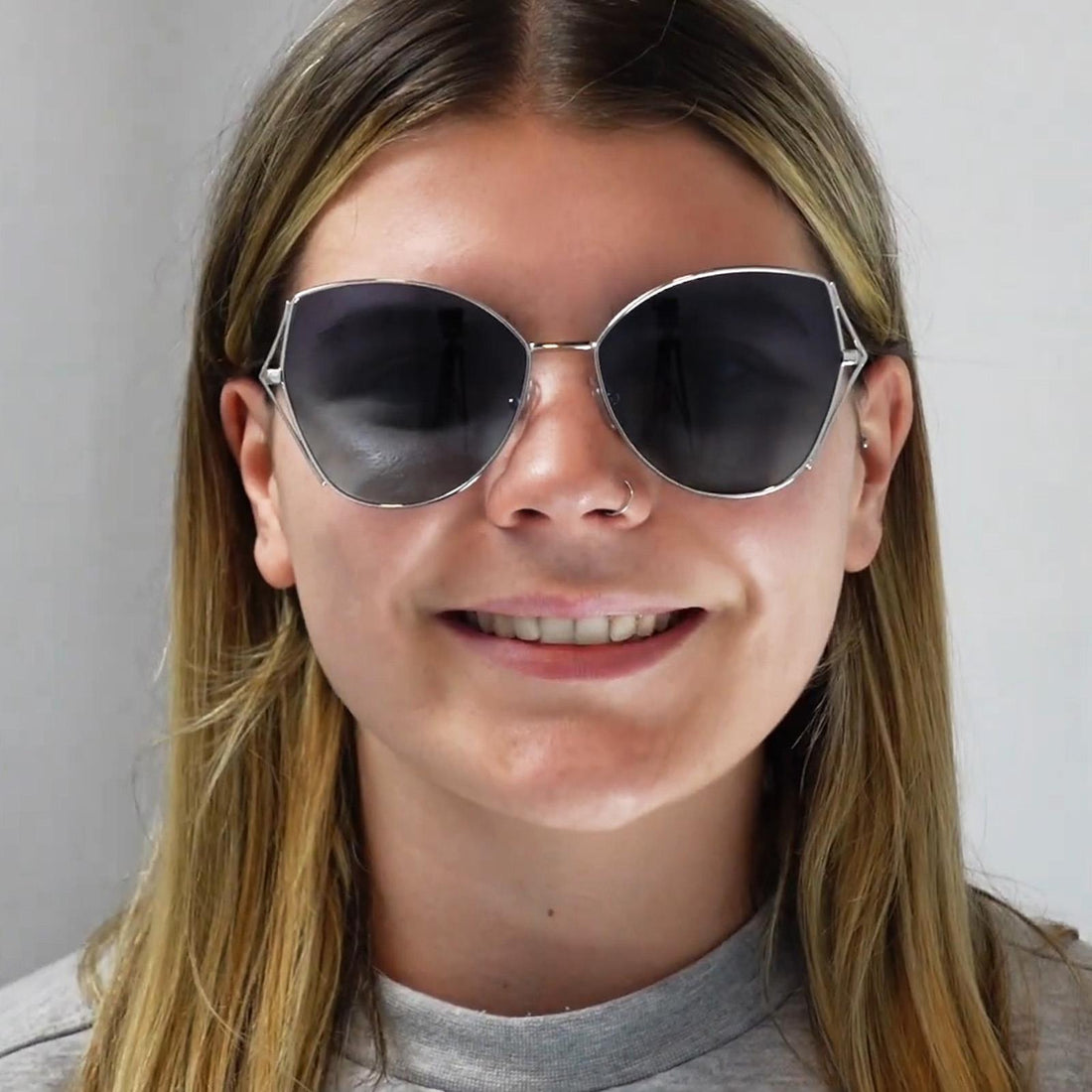 Tiffany Sunglasses TF3072 60019S Silver Tiffany Blue Gradient