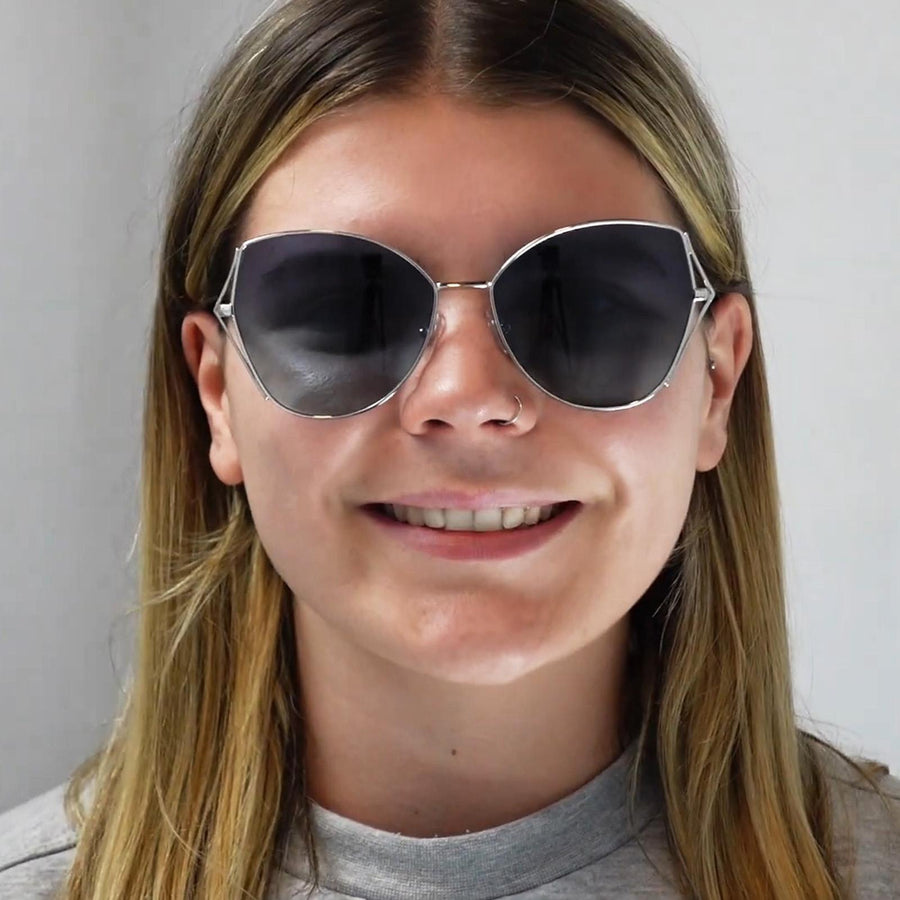 Tiffany Sunglasses TF3072 60019S Silver Tiffany Blue Gradient