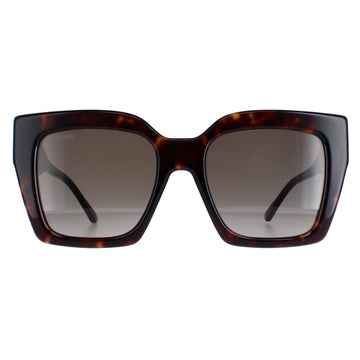 Jimmy Choo Sunglasses Eleni/G/S 086/HA Dark Havana Brown Gradient