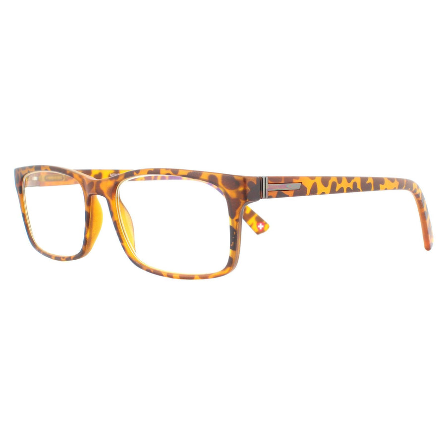 Montana Reading Glasses BLF73-A Matte Turtle Brown Blue Light Block 0.00