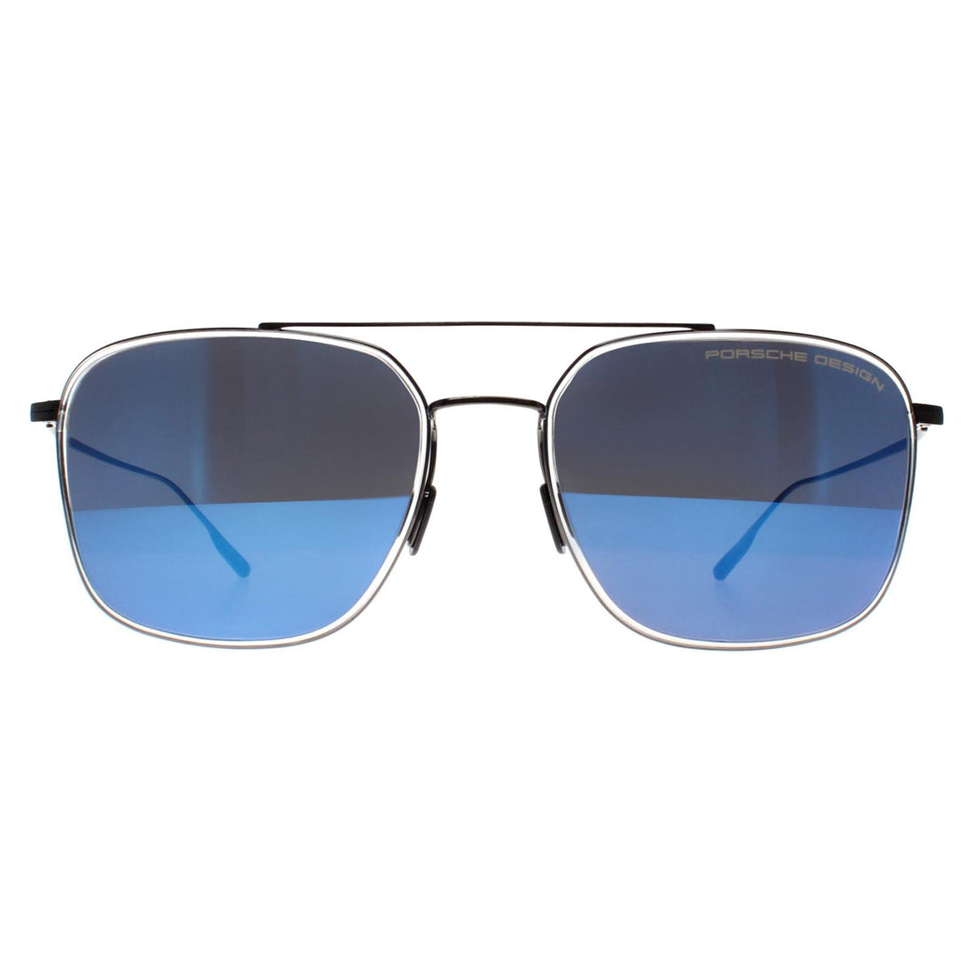 Porsche Design Sunglasses P8940 A Black Blue Mirror