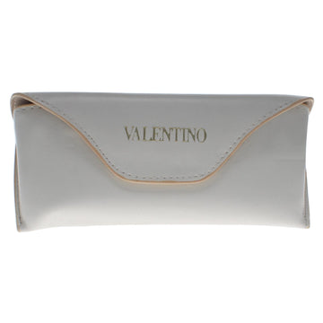 Valentino medium white faux leather soft Sunglasses Case