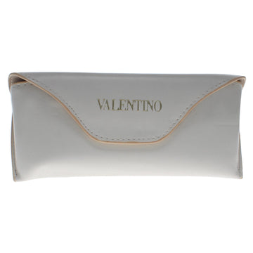 Valentino medium white faux leather soft Sunglasses Case