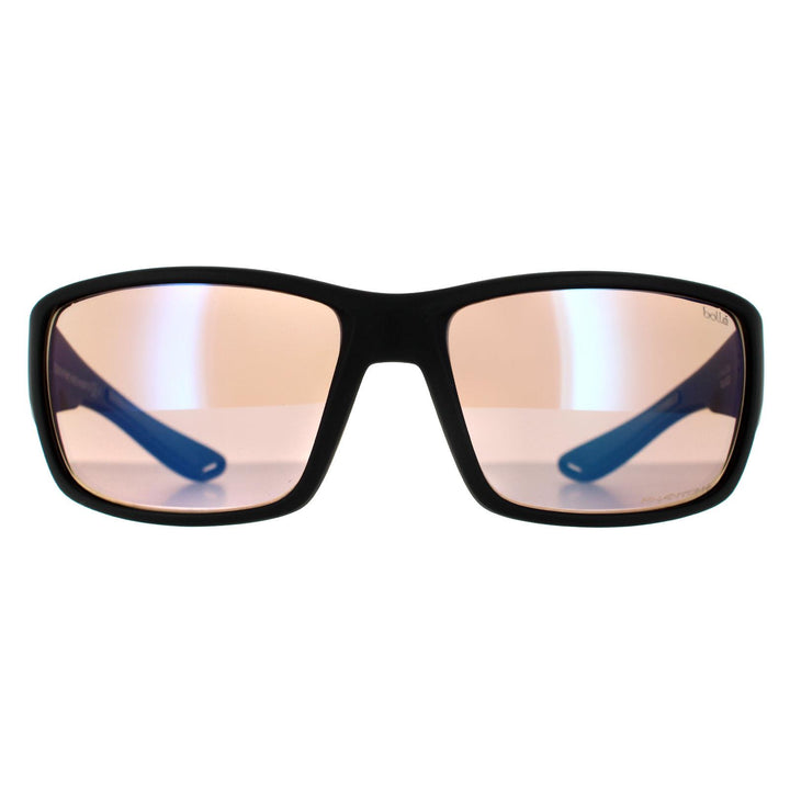 Bolle Sunglasses Kayman 12649 Matte Black Phantom+ Blue Photochromic Polarised