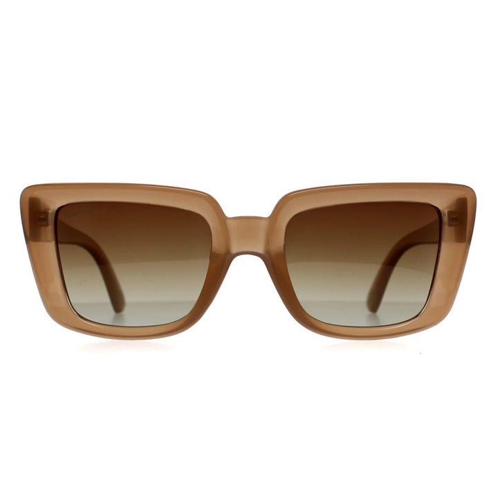 Montana Sunglasses MP193 B Shiny Light Brown Cream Brown Gradient Polarized