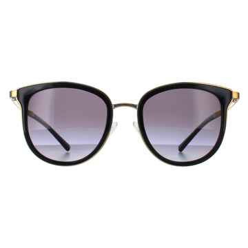 Michael Kors Adrianna 1 MK1010 Sunglasses Black Gold / Grey Gradient Polarized