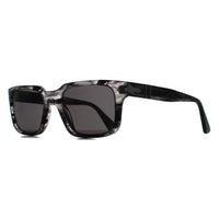 Persol Sunglasses PO3272S 1238B1 Striped Black & Grey Dark Grey