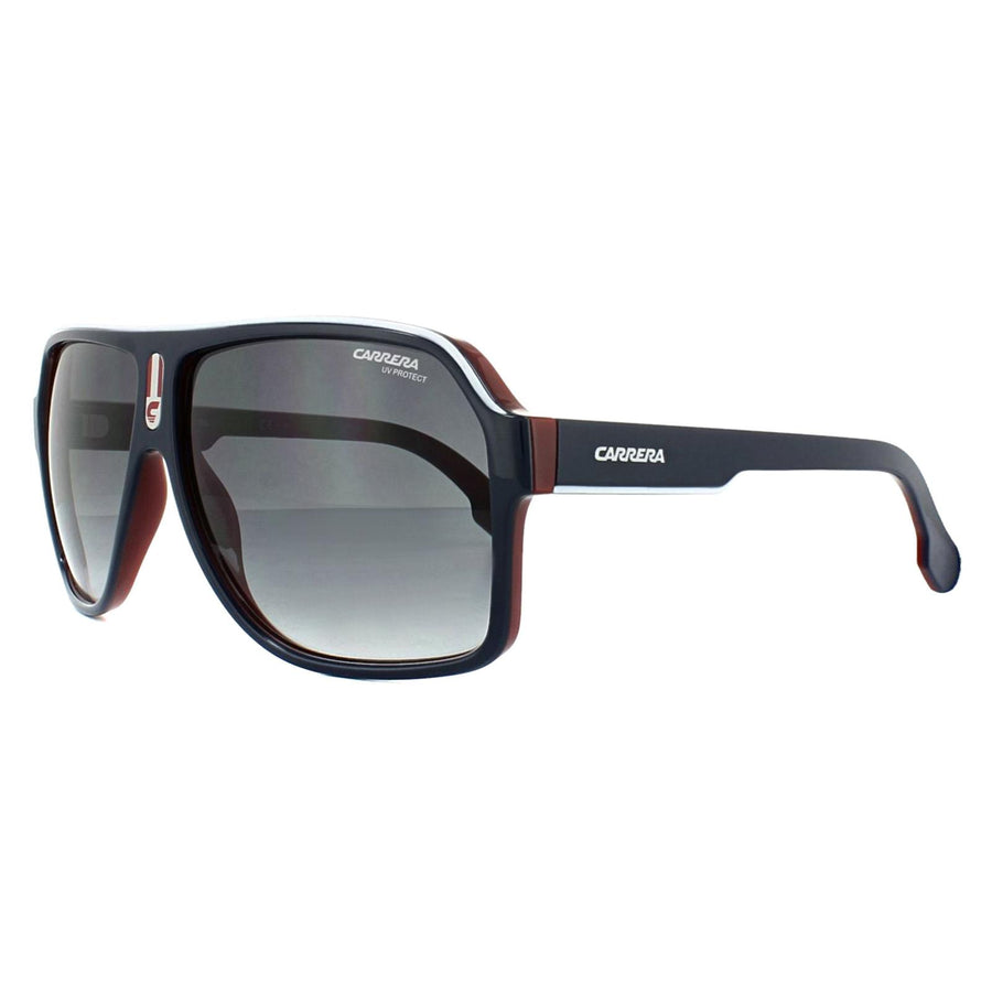 Carrera Sunglasses 1001/S 8RU 9O Blue Red White Dark Grey Gradient