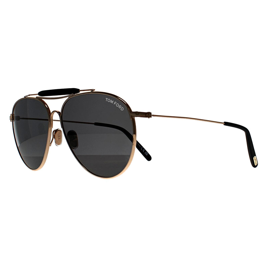 Tom Ford Sunglasses Raphael FT0995 28A Shiny Rose Gold Smoke Grey