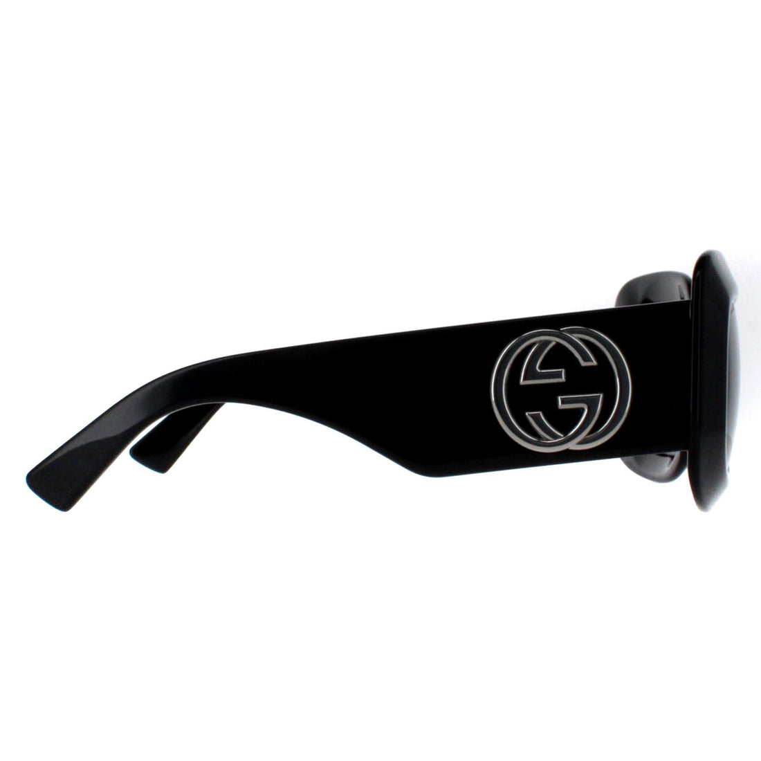 Gucci Sunglasses GG1695S 001 Black with Silver Grey