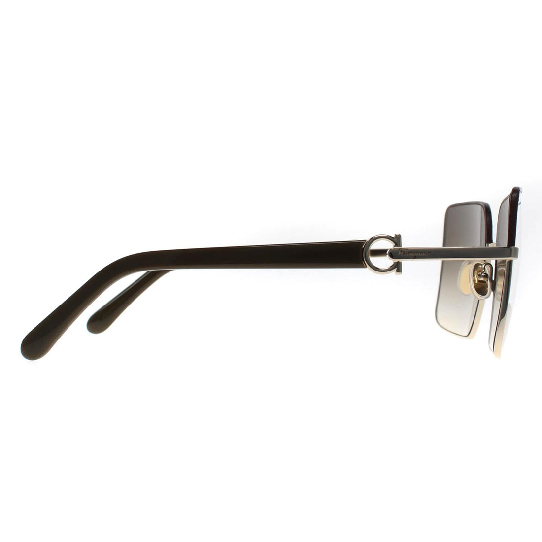 Salvatore Ferragamo Sunglasses SF302SL 704 Gold Brown Gradient
