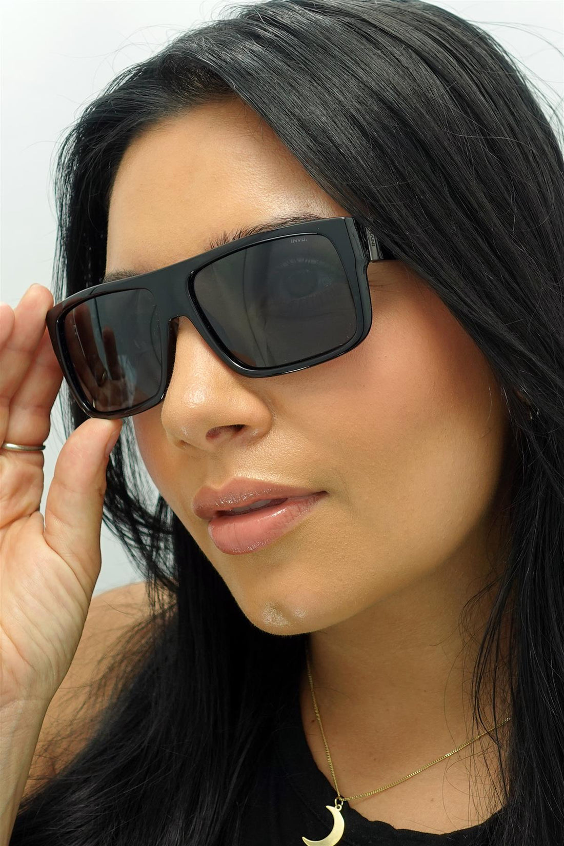 INVU Sunglasses B2130 A Black Grey Polarized