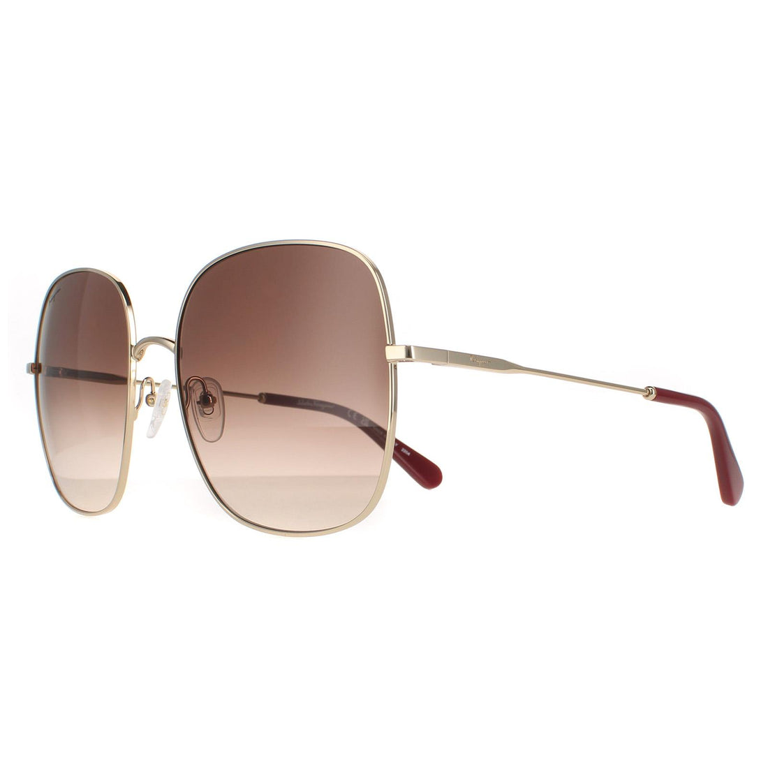 Salvatore Ferragamo Sunglasses SF300S 703 Gold Brown Gradient