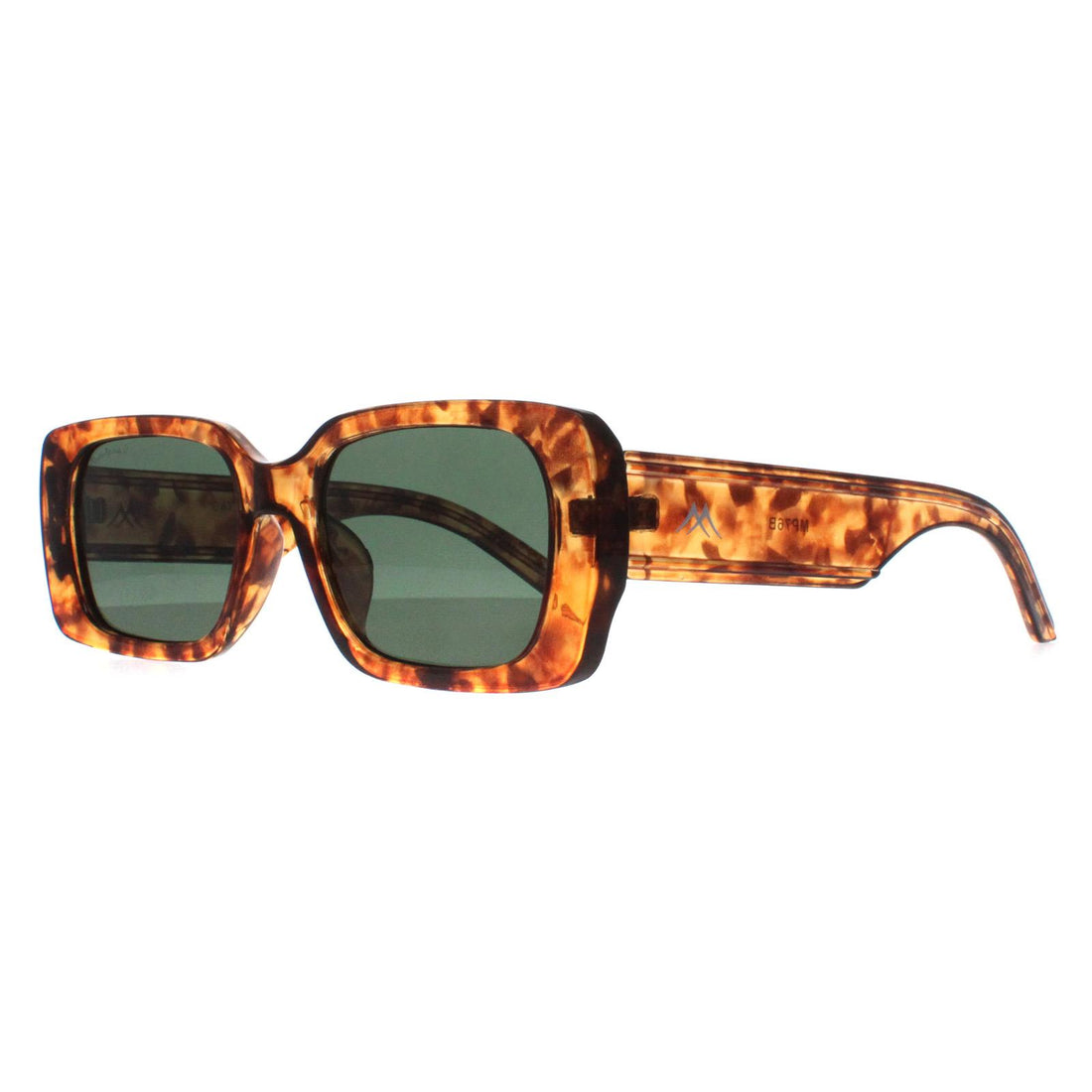 Montana Sunglasses MP76 B Shiny Havana Soft Demi G15 Green Polarized