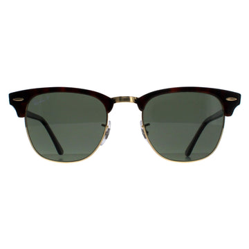 Ray-Ban Sunglasses Clubmaster 3016 990/58 Red Havana Green Polarized Small 49mm
