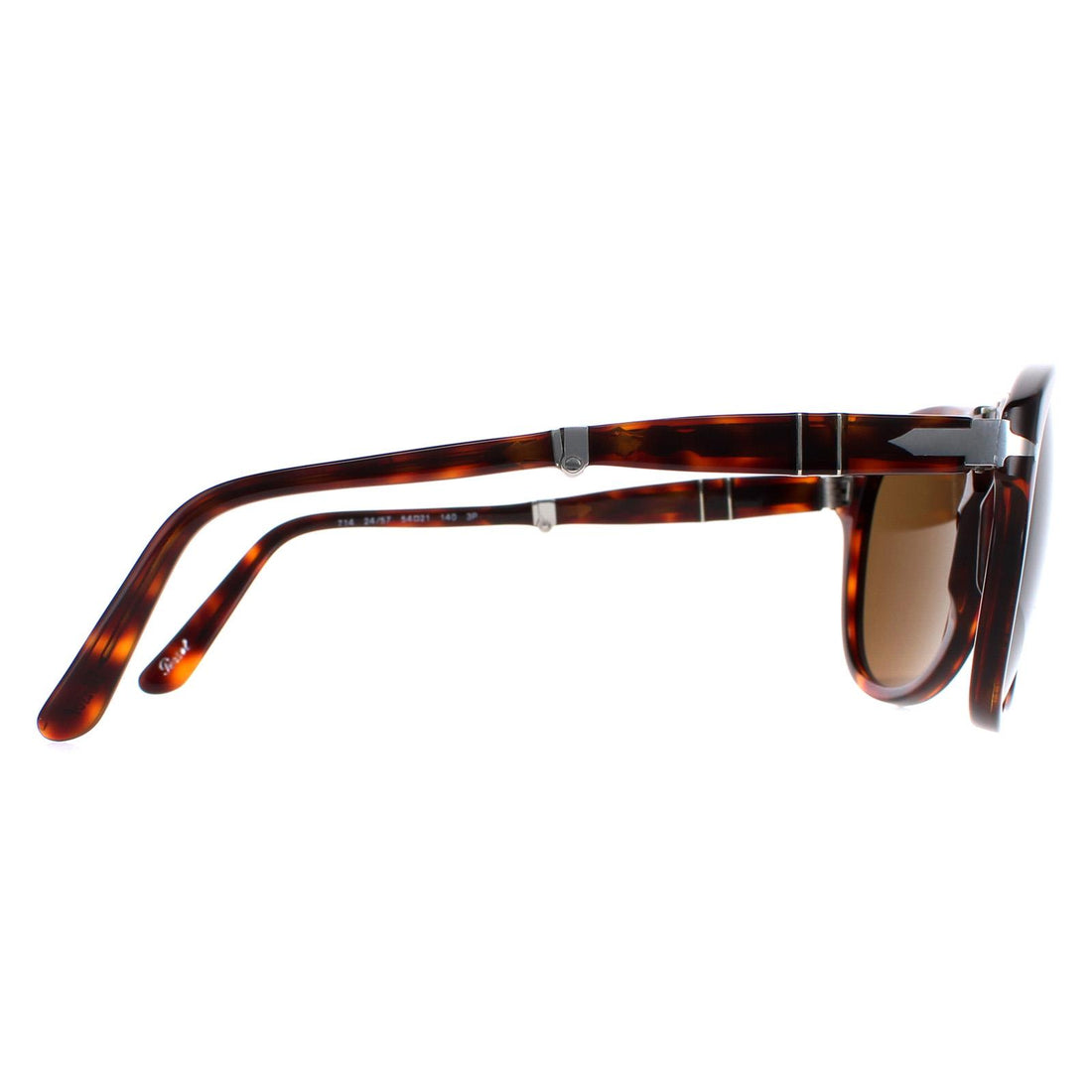 Persol Sunglasses PO0714 24/57 Havana Brown Polarized Folding 54mm