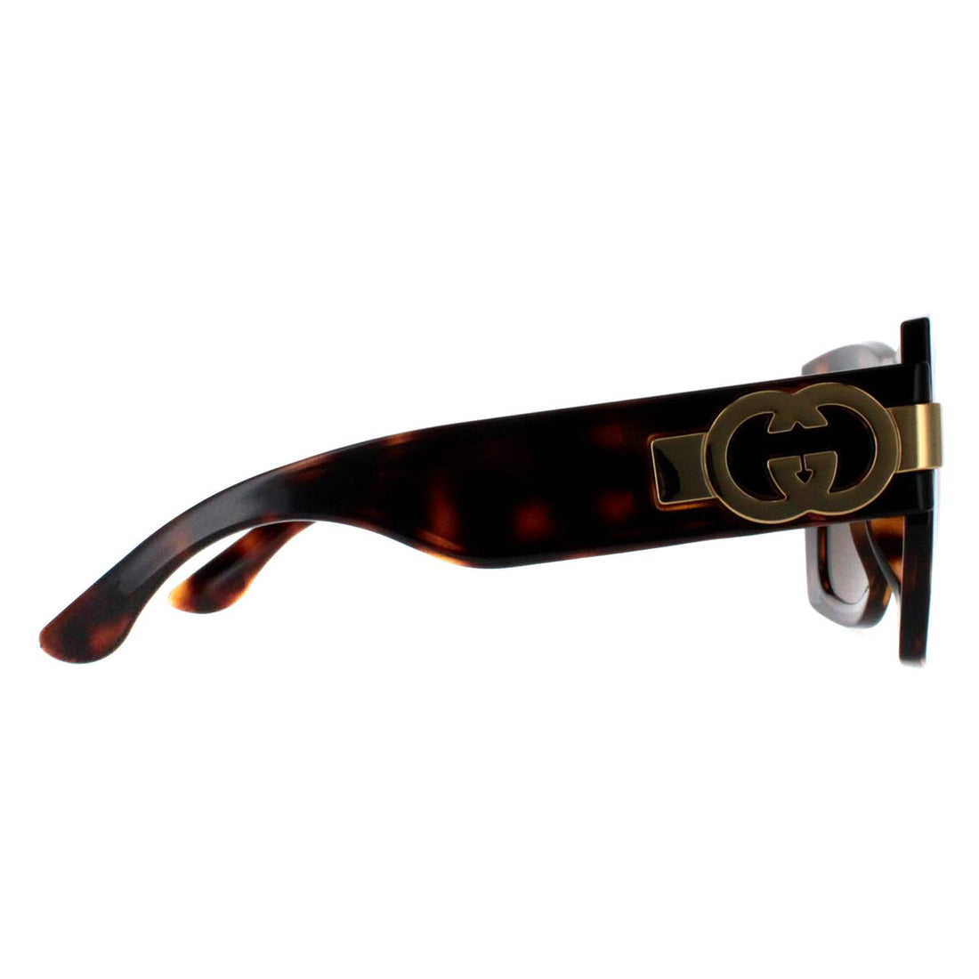 Gucci Sunglasses GG1688S 002 Dark Havana with Gold Brown