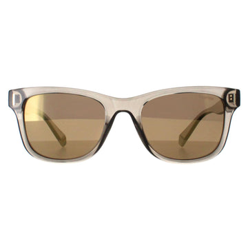 Polaroid Sunglasses PLD 6206/S 10A LM Beige Grey Gold Mirror Polarized