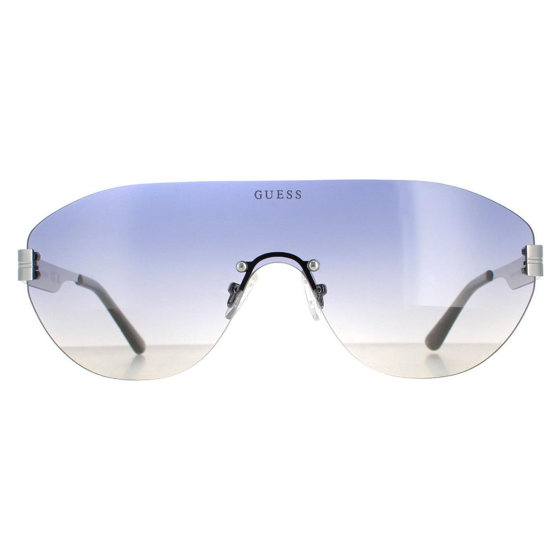 Guess Sunglasses GF6161 11W Matte Light Nickeltin Blue Gradient