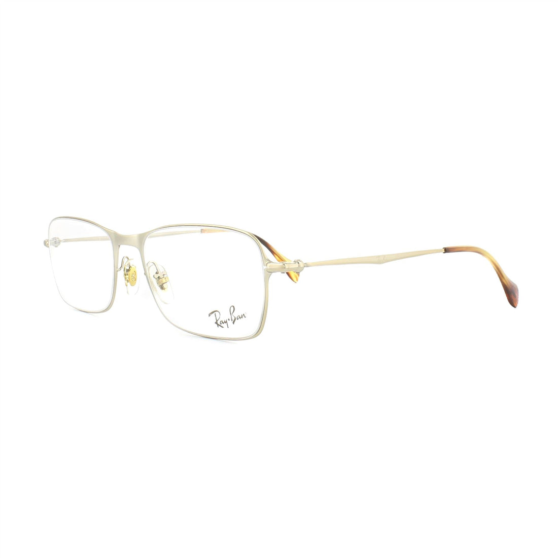 Ray-Ban Glasses Frames 6253 2754 Semi Shiny Gold 52mm Mens