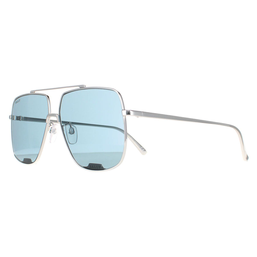 Bally Sunglasses BY0017-D 18N Silver Blue