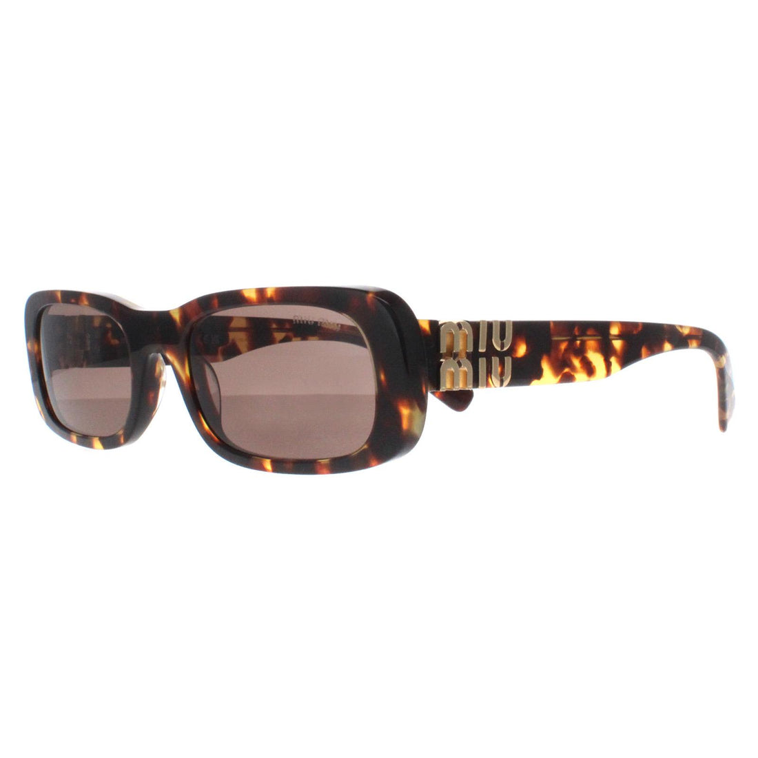 Miu Miu Sunglasses MU08ZS VAU06B Honey Havana Dark Brown